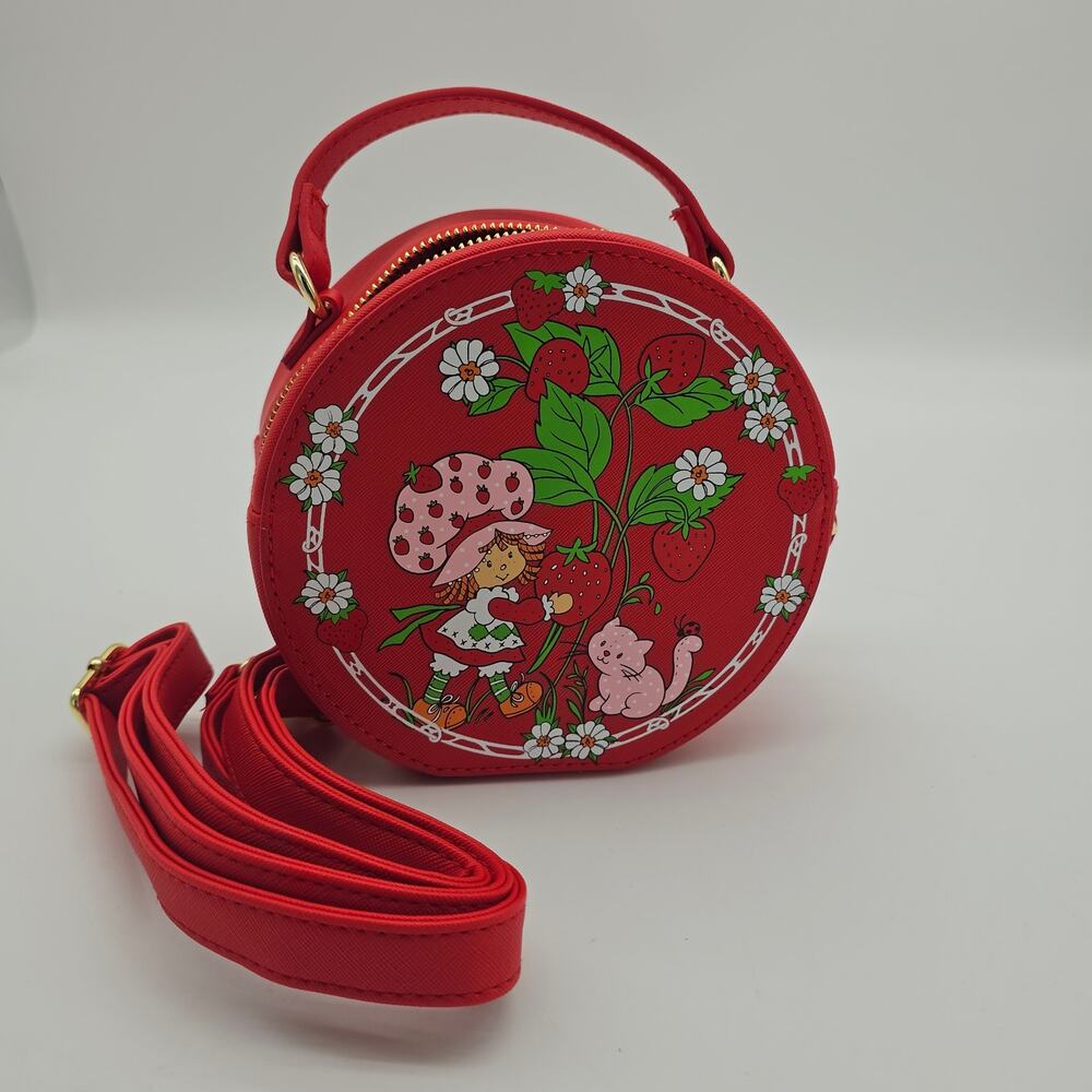 New 2025 MAD ENGINE Strawberry Shortcake Crossbody Berry‎ Plucking Berries Bag
